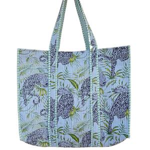 Sac fourre-tout matelassé léger en patchwork, grande capacité, doublure en coton doux, sac à bandoulière pour femme toutes saisons - Product Image 1