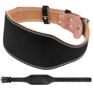 Ceinture de musculation en cuir de vachette avec logo personnalisé, antidérapante, unisexe, pour la musculation et l'entraînement en salle de sport, avec la meilleure qualité OEM - Product Image 4