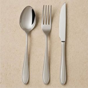Luxury Rose Gold Stainless Steel Cutlery <b>Set</b> Modern Mirror Polished Flatware Service <b>Set</b> Eco-Friendly Kitchen Utensils 24pcs - Product Image 3