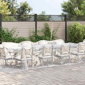Bâche transparente avec œillets 9,8x19,7' en polyéthylène durable - Product Image 2