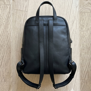 Regal Three Llc Genuine Leather <b>Backpack</b> Classic Minimalist Design With Zipper Pocket Shoulder Strap Daily Use Mini Leather Bags - Product Image 5