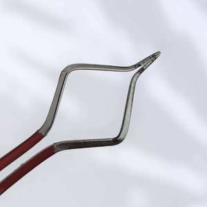 Pince à épiler de précision en acier inoxydable, pointe lisse, légère, pour greffe de cils, outil d'isolation et de séparation - Product Image 6