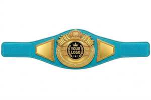 Ceinture de championnat unisexe personnalisée en cuir premium respirant, bicolore plaqué, pour événements sportifs de prestige - Product Image 3