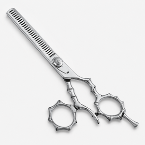 Ciseaux de coiffure professionnels en acier inoxydable pour la texture des cheveux, personnalisables avec logo - Product Image 1