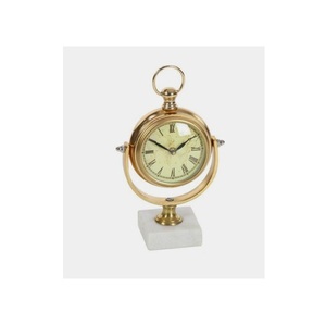 Stylish Gold Color Home Decoration Tabletop Minimalist Elegant and Decorative Desktops Table <b>Clock</b> Metal Alarm <b>Clock</b> Wholesale - Product Image 2