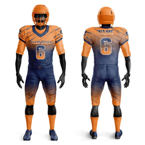 Custom Sublimated American Football Uniform For Club Wear Fitted Padded Printed Jersey and Pants Adult Size Sportswear Supplier - Product Image 3