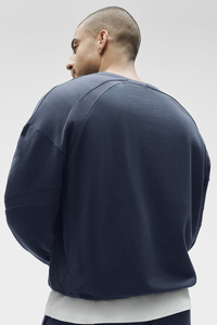 High Quality <b>Men's</b> Plain Crew Neck Sweatshirt Custom Logo <b>Pullover</b> Casual Cotton Sweatshirt - Product Image 2