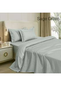 Parure de draps en microfibre douce au toucher, 3 pièces, taille King/Queen, imprimée, avec taies d'oreiller et drap-housse, literie durable - Product Image 5