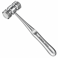 ROBOZ TECH Mallet Mead chirurgical orthopédique manuel 7 1/2" 11oz [311g] Tête en acier inoxydable, embouts en nylon, diamètre 20mm, certifié CE