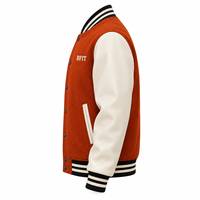 Veste universitaire personnalisée pour homme, veste bomber de style universitaire avec manches contrastées de qualité supérieure et logo personnalisé