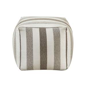 Modern <b>Square</b> Multi-Color Jacquard Fabric Ottoman Non-Slip Floor Pouf <b>Bean</b> <b>Bag</b> Chair 1pc Sitting Pouf - Product Image 2