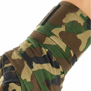 Vendas de Boxeo de Algodón para Muay Thai y MMA con Diseño de Camuflaje, Venta al por Mayor de Vendas para Manos y Muñecas - Product Image 3