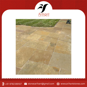 กระเบื้องหินปูนสีเหลืองทนทานสำหรับพื้นในร่มและกลางแจ้งและผนัง - Product Image 6