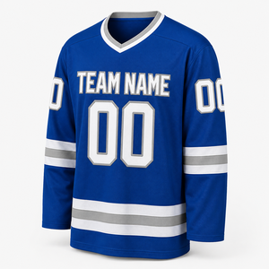 College ijshockey shirt teamlogo vochtregulerend wedstrijd training training custom top trending ijshockey shirt - Product Image 6