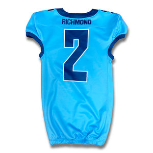 Four Way Stretch American Football Wear Team Uniform Sublimation American Football Jersey OEM ODM Custom Logo - Product Image 2