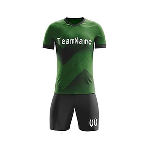 เสื้อฟุตบอลทีมแบบกำหนดเอง ระบายอากาศ แห้งเร็ว 100% โพลีเอสเตอร์ แขนสั้น สำหรับฤดูร้อน - Product Image 2