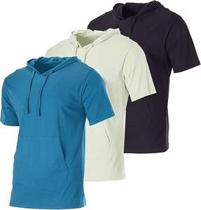 Sweat à capuche zippé pour homme, personnalisé, éco-responsable, coupe-vent, hiver, décontracté, polyester/coton, avec strass, service OEM, Pakistan - Product Image 1