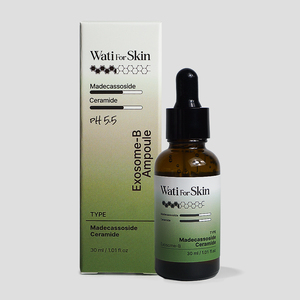 K-Skincare Wati Skin <b>Madecassoside</b> Ceramide Exosome-B Ampoule 30ml Intensive Barrier Repair Soothing Serum Multi-Purpose - Product Image 1