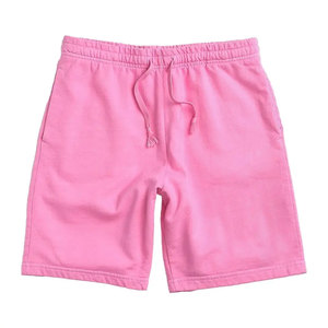 Shorts de basketball 100% coton French Terry pour homme, mi-longs, séchage rapide, longueur genou, style sportif urbain, fermeture à cordon de serrage - Product Image 4