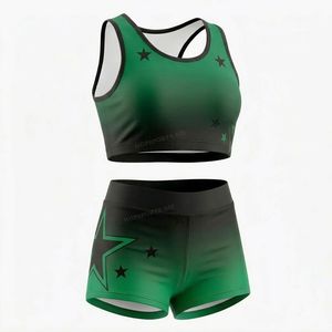 Ensemble soutien-gorge et short de cheerleading 2026 – Tenue d'entraînement de cheerleading très populaire pour filles – Vêtements d'entraînement de gymnastique et de danse - Product Image 4