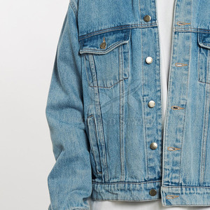 Chaqueta de invierno cómoda, transpirable y ligera, de la mejor calidad, en oferta, con botones, para hombre, estilo jeans, hecha en Pakistán. - Product Image 5