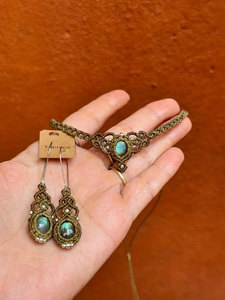 Collar Minimalista de Macramé con Jade, Collar Tejido Pequeño, Joyería Clásica Budista con Cadenas de Bolas de Bambú - Product Image 3