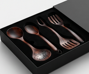 Premium <b>Bamboo</b> Wood <b>Cutlery</b> <b>Set</b> With Natural Finished Ideal For Stylish Home Dining And Wedding Tables Use - Product Image 6