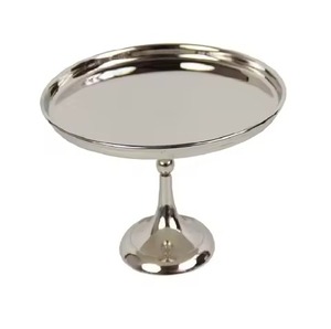 Contemporary Metal Cake Stand Cake Display Plate Dessert Serving Tray Wedding <b>Table</b> Decoration - Product Image 2