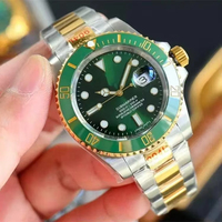 Herren Edelstahl Taucheruhr 10ATM Wasserdicht Unisex Mechanische Super-Uhr als Accessoire für Männer Automatikuhr