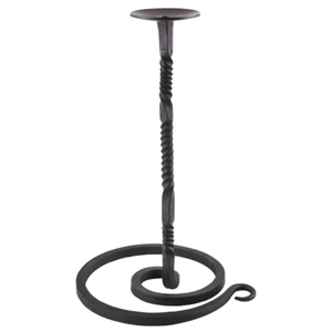 Candelabro de pilar hecho a mano con acabado de hierro metálico con recubrimiento en polvo para decoración, iluminación, fotografía y mesa de comedor. - Product Image 3