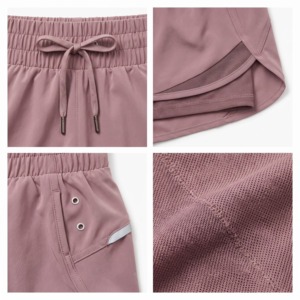 Shorts Deportivos de Secado Rápido para Mujer al por Mayor con Detalles de Malla, Shorts para Correr, Gimnasio y Fitness, Ropa Deportiva con Logotipo Personalizado OEM - Product Image 5