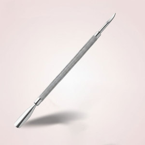 Professional Stainless Steel Cuticle Pusher Dual End Nail Cleaner <b>Tool</b> for Manicure <b>Pedicure</b> and Nail Care - Product Image 1