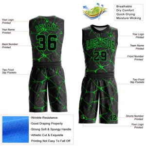 Conjunto de Camiseta de Voleibol sin Mangas con Estampado por Transferencia de Calor Personalizado, Degradado Negro y Dorado, Poliéster que Absorbe la Humedad, Cintura Elástica, Secado Rápido - Product Image 3