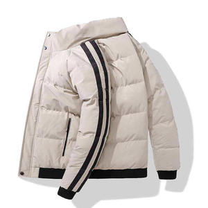 Blouson matelassé décontracté pour homme, chaud et coupe-vent, avec capuche, pour l'extérieur – Vente en gros directe usine - Product Image 1