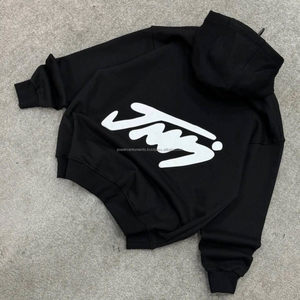 Sudadera con Capucha de Felpa Francesa Gruesa, Estilo Vintage, Personalizada con Pigmento Frío, Conjunto Deportivo para Hombre, Logotipo Personalizado al por Mayor - Product Image 1