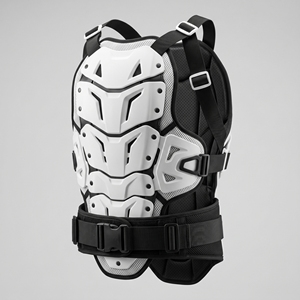 Protection dorsale professionnelle impex pour moto tout-terrain, respirante, homologuée CE, pour la protection des lombaires - Product Image 1
