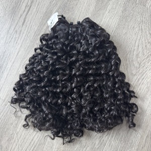 ผมต่อเป็นลอนสำหรับผมต่อผมหยักศกสีธรรมชาติ1B ง่ายต่อการสวมใส่ - Product Image 3