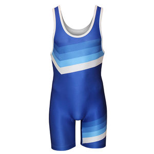 Maillot de lutte sublimé pour homme de bonne qualité, léger, à séchage rapide, pour la maison, le yoga, l'entraînement et la musculation - Product Image 1