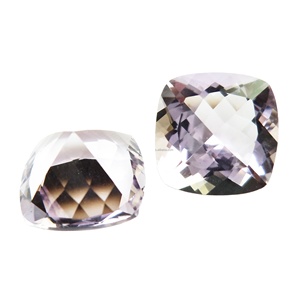 Améthyste rose 10*10 MM coussin pierres taillées à facettes pierre précieuse de naissance de février pour la fabrication de bijoux utilisation améthyste rose brésilienne - Product Image 3