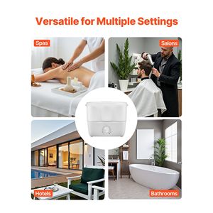 Scaldasalviette Portatile da 4 Litri con Riscaldamento Rapido, Contiene 12-15 Asciugamani, Indicatore a Clip - Product Image 5