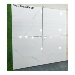 Carreaux de porcelaine brillants effet marbre, aspect brillant, 600x600, 600x1200, images réelles des carreaux, carreaux vitrifiés - Product Image 4