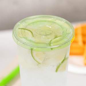 Vasos Desechables Grandes de PLA de 300 ml, Transparentes, Ecológicos, Compostables, Biodegradables, a Base de Plantas, para Bebidas Frías, a Prueba de Fugas, Libres de BPA, Reciclables BPI - Product Image 1