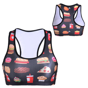 Soutien-gorge de sport pour femme de qualité supérieure, à maintien élevé, avec logo frontal, en Spandex/Nylon, pour le yoga, l'entraînement et le fitness, vente en gros, service OEM - Product Image 3