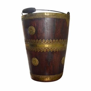 Sheesham Wood Flower Vase Digital <b>Clock</b> Wholesale | Handcrafted Home Decor - Product Image 3