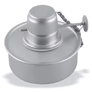 Gobelet à expectorations de qualité supérieure - Gobelet de collecte d'échantillons en acier inoxydable réutilisable, autoclavable, de qualité médicale, avec couvercle à ajustement précis - Product Image 3