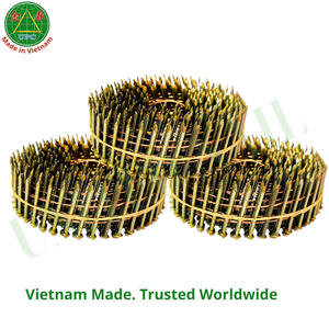 Clavos en espiral de 15 grados, 1-3/4 pulgadas, 9000 unidades, punta de diamante de acero con vástago de anillo liso, para pistola de clavos a gas, precio competitivo, Vietnam - Product Image 1