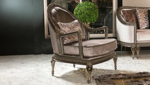 Modern Luxury Solid Teak Wood Sofa Set Classical 7 Seater Carved Velvet Couch <b>Silver</b> <b>Coffee</b> Side <b>Table</b> Living Room Villa Furnitu - Product Image 4