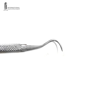 Raspador Dental Manual Profesional H6/H7 de Acero Inoxidable, Instrumento Periodontal con Punta Fina y Afilada FJI-6023, Empuñadura Ergonómica FJ - Product Image 2