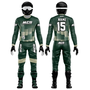 Nouvelle combinaison de couleurs de haute qualité, impression par sublimation, tissu Cordura extensible, taille personnalisée, équipement de course ATV, BMX et motocross - Product Image 1