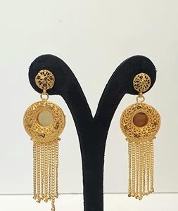 Parure de bijoux pour femme, collection exclusive, pendentif magnifique plaqué or 24 carats de Dubaï, 2 grammes d'or massif, meilleur rapport qualité-prix, tendance - Product Image 4